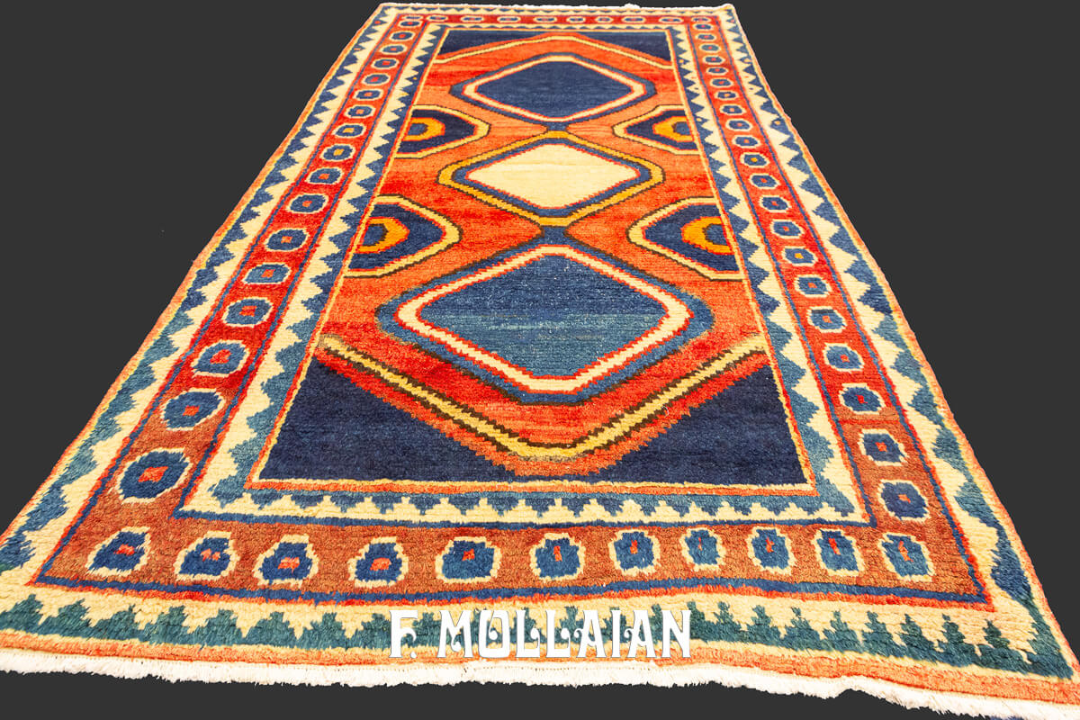 Tapis Tribaux Conception Géométrique Bakhtiari Gabbeh n°:710153